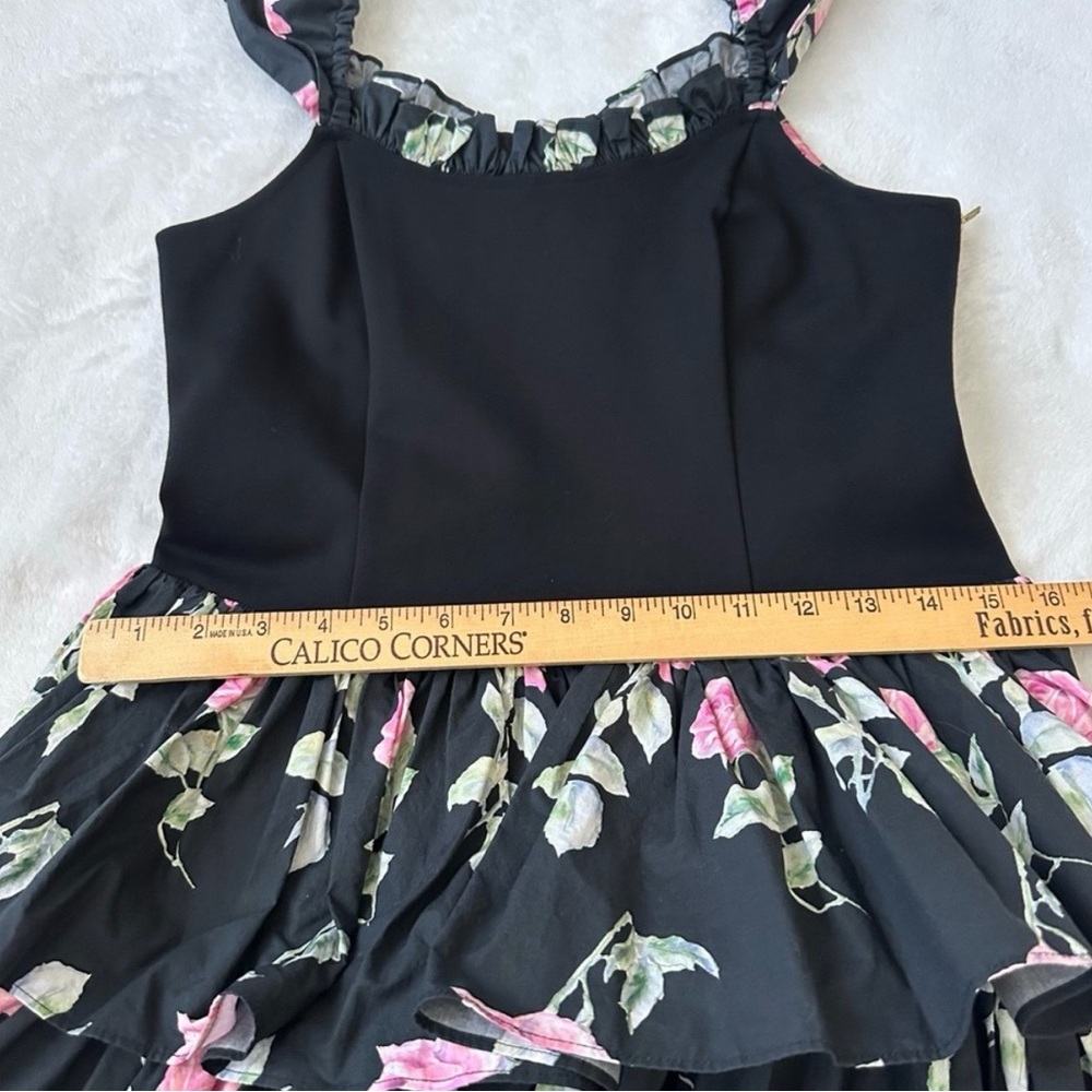 LoveShackFancy Sanam Floral Mini Dress Size 8 - Picture 5 of 8